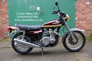 1975 Kawasaki Z1B in Candy Super Red