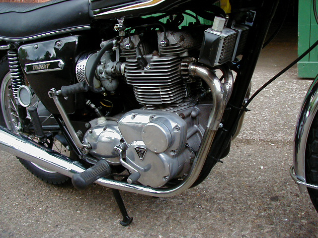 1974 Triumph T150V engine detail